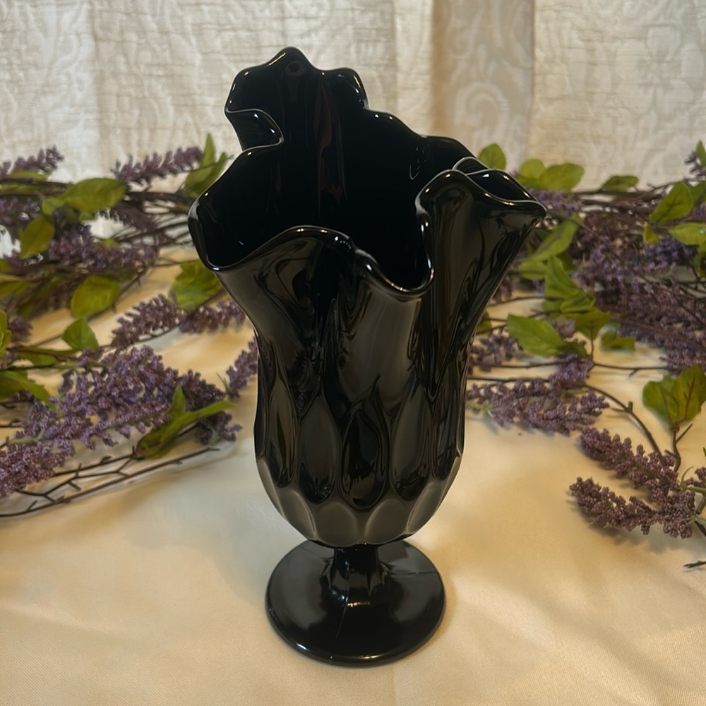 Purple vintage vase